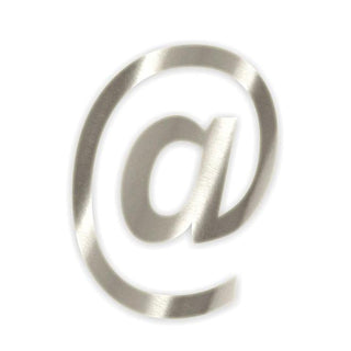 Meri Meri Silver Acrylic Bunting Letter or Number
