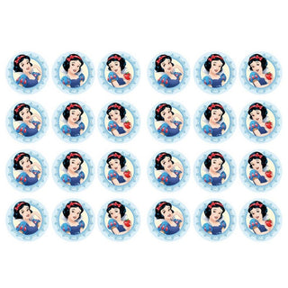 Snow White Edible Icing Cupcake Images | Snow White Party Supplies NZ