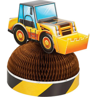 Big Dig Construction 3D Honeycomb Centrepiece