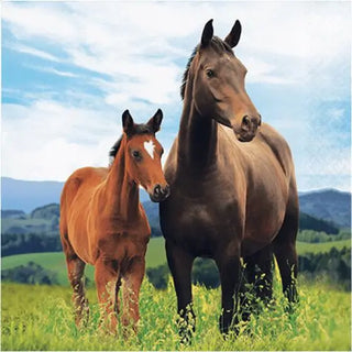 Horse & Pony Napkins - Lunch 16 Pkt