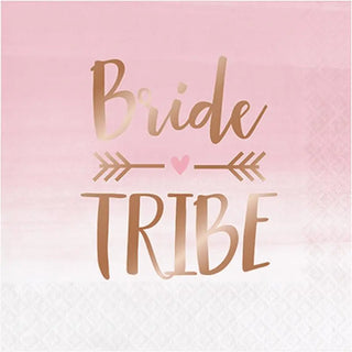 Rosé All Day Bride Tribe Napkins - Lunch 16 Pkt