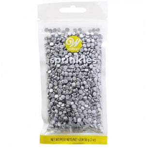 Wilton Small Silver Confetti Sprinkles