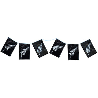 Silver Fern Flag Bunting | All Blacks Party Supplies NZ