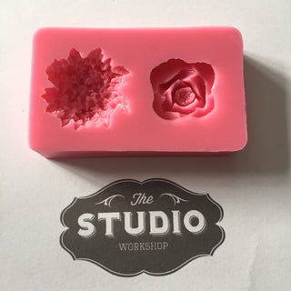 TSW Silicone Mould - Rose & Flower