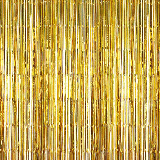 Gold Foil Backdrop Curtain 1m x 2m