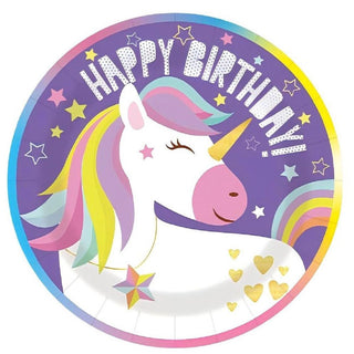 Unicorn Plates | Unicorn Party Supplies NZ
