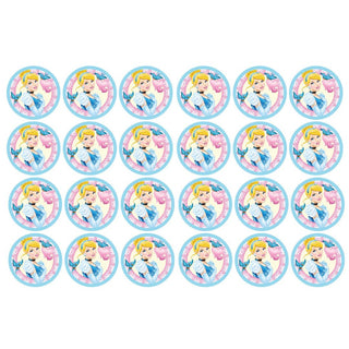 Cinderella Edible Icing Cupcake Images