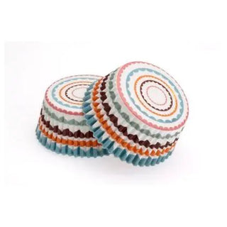 Baby Animal Stripes Cupcake Papers - 24 Pkt