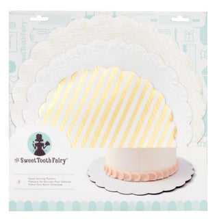 Sweet Tooth Fairy Cake Board Set - Gold