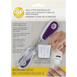 Wilton | Bag Cutter and Brush Set | Cake Decorating Supplies NZ