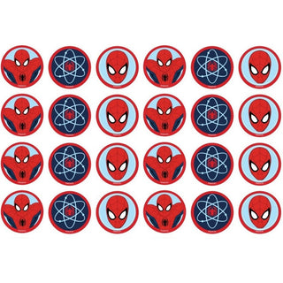 Spiderman Edible Icing Cupcake Images | Spiderman Party Supplies NZ