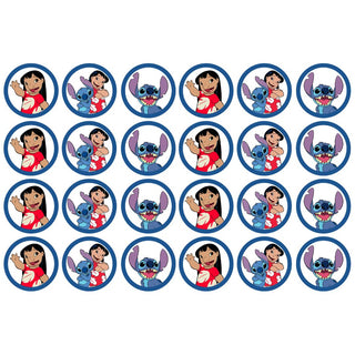 Lilo & Stitch Edible Icing Cupcake Images | Lilo & Stitch Party Supplies NZ
