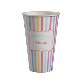 Robert Gordon Pastel Stripe Milkshake Cups - 5 Pkt