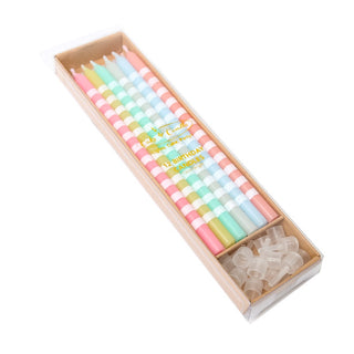 Striped Candles | Modern Party supplies NZ