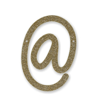 Meri Meri Gold Acrylic Bunting Letter or Number