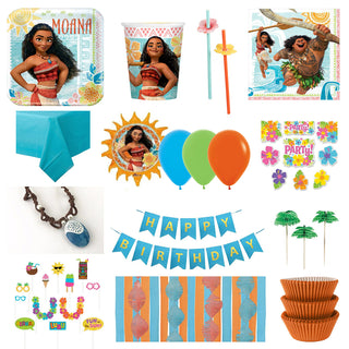 Premium Moana Party Pack for 8 - SAVE 30%