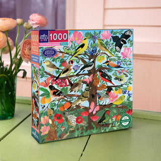 French Medieval Songbirds Jigsaw Puzzle - 1000 Pc
