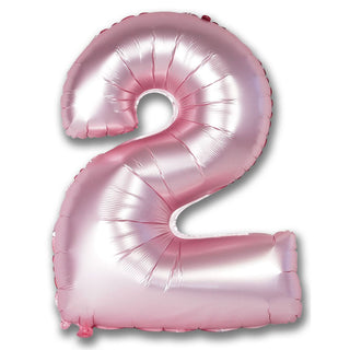 Pink Giant Foil Number Balloons NZ Build a Birthday Online – Build a ...