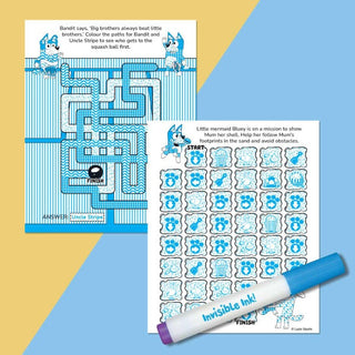 Inkredibles Invisible Ink Bluey Game Book