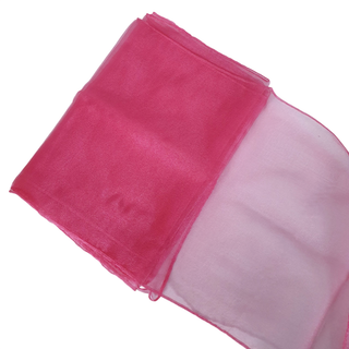 Salmon Pink Organza Table Runner
