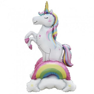 Rainbow Unicorn Standing Airz Balloon | Unicorn Party Supplies NZ