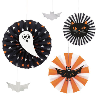 Bats & Boos Halloween Hanging Decorations - 5 Pkt
