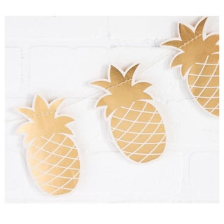 My Mind Eye  | PIneapple Banner | Gold Party| Summer Party | NZ Party Supplies |