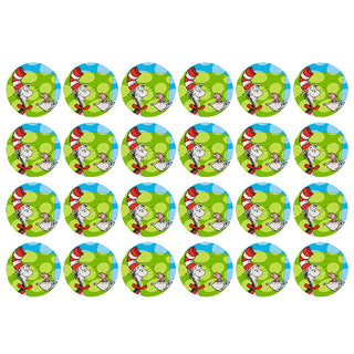 Dr Seuss Cat in the Hat Edible Icing Cupcake Images | Dr Seuss Party Supplies NZ