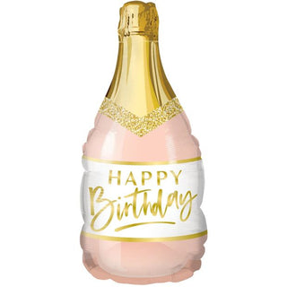 Pink Champagne Mini Foil Balloon