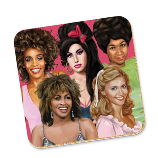 La La Land | Female Music Artists Coaster | Gifts NZ
