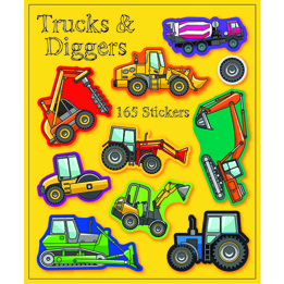 Trucks & Diggers Sticker Book