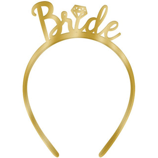 Gold Metal Bride Headband | Hens night NZ