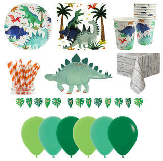Premium Roarsome Dinosaur Party Pack for 8 - SAVE 30%
