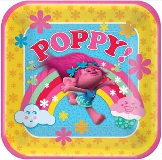 Amscan | Trolls Plates | Trolls Party Supplies NZ