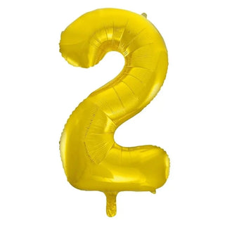 Giant Gold Number Foil Balloon - 2