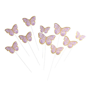 Butterfly Pick Decorations - 10 Pkt