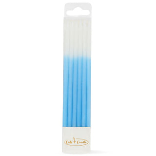 Blue Ombre Candles - 12 Pkt