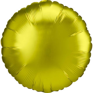 Satin Luxe Lemon Round Foil Balloon
