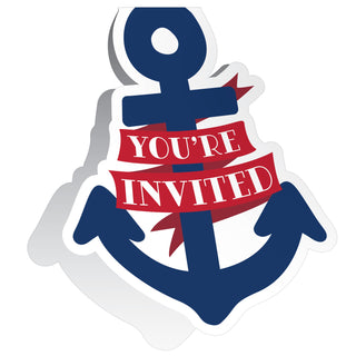 Nautical Invitations - 8 Pkt
