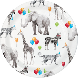 Party Animals Plates - Lunch 8 Pkt