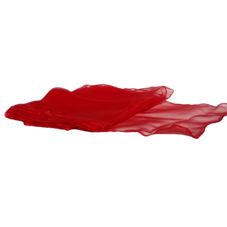 Red Organza Table Runner