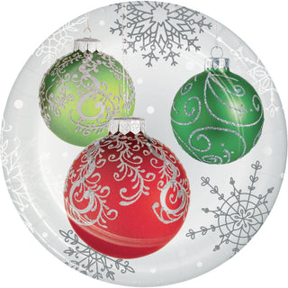 Elegant Ornaments Plates - Dinner 8 Pkt