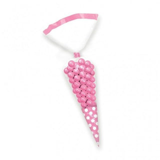 Light Pink Cone Shaped Cello Bags - 10 Pkt