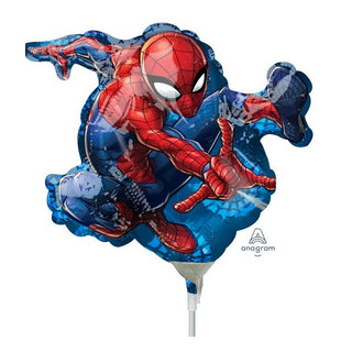 Spiderman Mini Shaped Foil Balloon - Add to Balloon Garland
