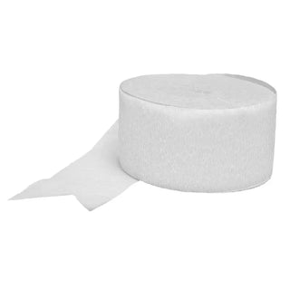 White Crepe Streamer | White Party Supplies NZ