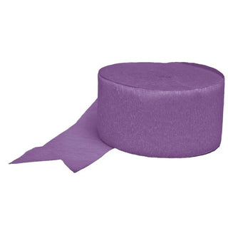 Purple Crepe Streamer | Purple Party Supplies NZ
