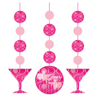 Fabulous Birthday Hanging Cutout Decorations - 3 Pkt
