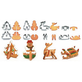 Christmas Cookie Cutters | 3D Cookie Cutters | 3D Christmas Cookie Cutters 