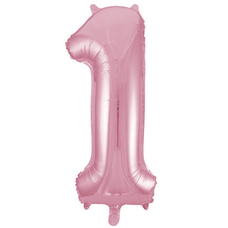 Pink 1 number balloons | Number Balloons NZ