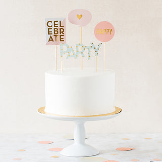 Birthday Cake Topper | Modern Birthday cake NZ